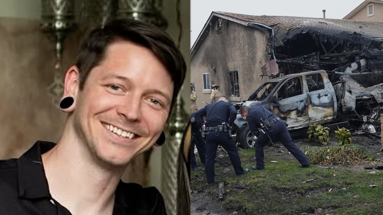 Muere famoso roquero en accidente aéreo: imágenes de cómo impactó su avioneta en una casa de San Diego