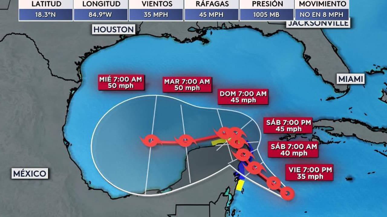 Se forma la depresión tropical número 25 en aguas del Caribe