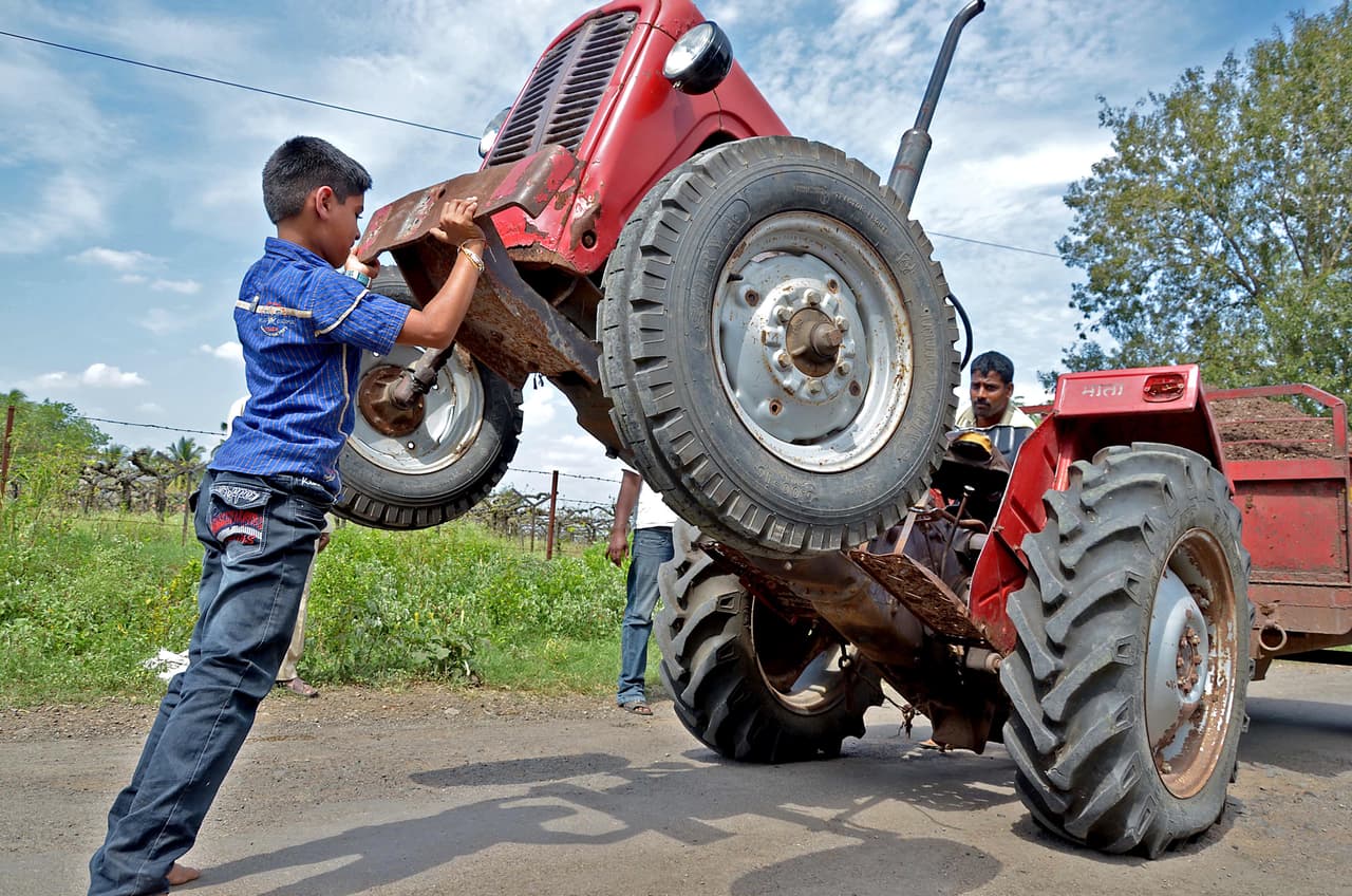 Por eso no usa equipo de seguridad.
