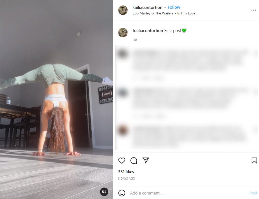 Apenas el pasado 30 de abril hizo su primera publicación.
<br>