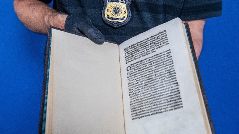 La extraordinaria copia de una carta de Cristóbal Colón valuada en $1.3 millones que EEUU devolvió a Italia