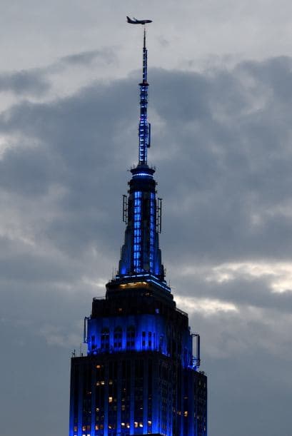 Uno de cada 68 niños es diagnosticado con autismo en Estados Unidos. El Empire State también se vistió de azul.