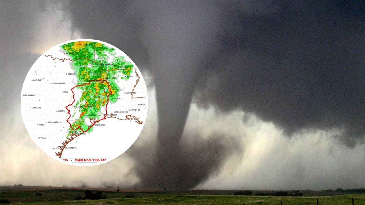 Alerta por viento, granizo y posibles tornados: esto es lo que se espera en las próximas horas en el área de Houston