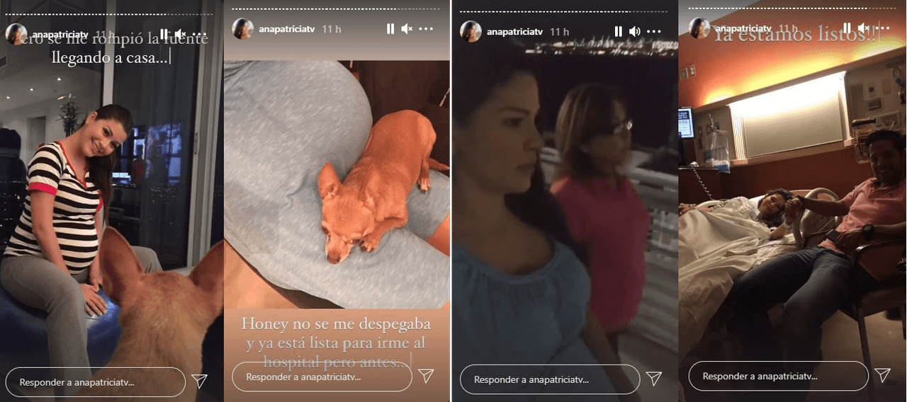 Cuando volvieron a casa, se le rompió la fuente y tuvo una breve charla con su madre, quien le habló sobre cómo sería el trabajo de parto.