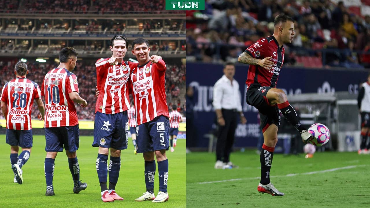 Chivas vs. Atlas en la Liga MX.