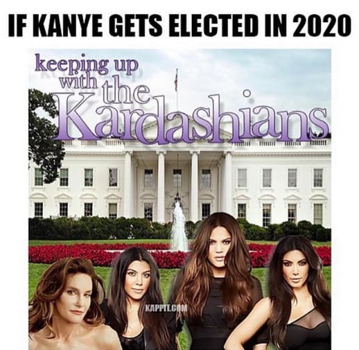Hasta Las Kardashians salieron a relucir en los memes... ¿Te las imaginas ocupando la Casa Blanca?