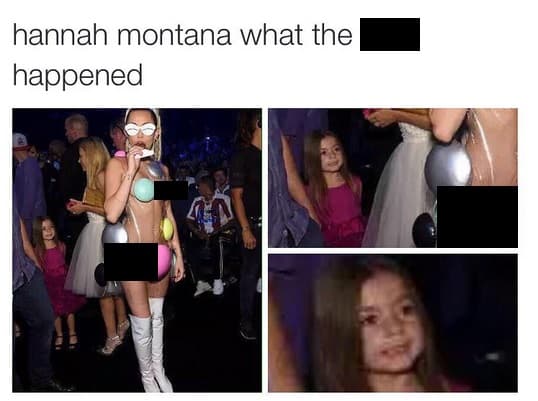 Con esos atrevidos atuendos, la cantante espantó a algunos.