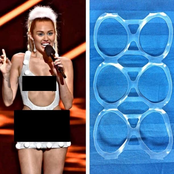 Miley Cyrus también fue protagonista de los memes.