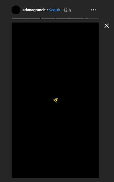 La cantante publicó en su 
<a href="https://www.instagram.com/stories/arianagrande/" target="_blank">cuenta de Instagram</a> una abeja obrera que significa el trabajo duro en una ciudad industrial como Manchester.