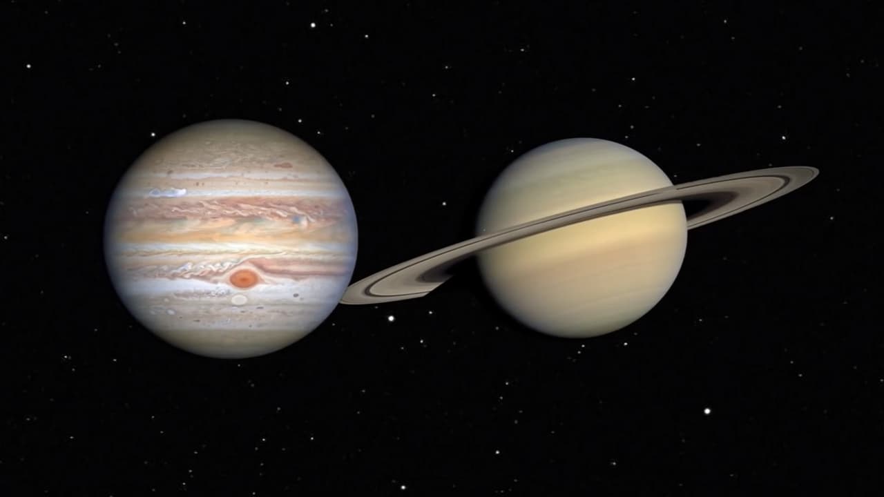 En video: así se vio la 'gran conjunción' de Júpiter y Saturno este 21 de diciembre. No se trata de un fenómeno inusual, ya que ocurre cada 20 años, pero este 2020 resultó especialmente interesante por la proximidad que alcanzaron ambos planetas, algo que no sucedía desde el año 1223.