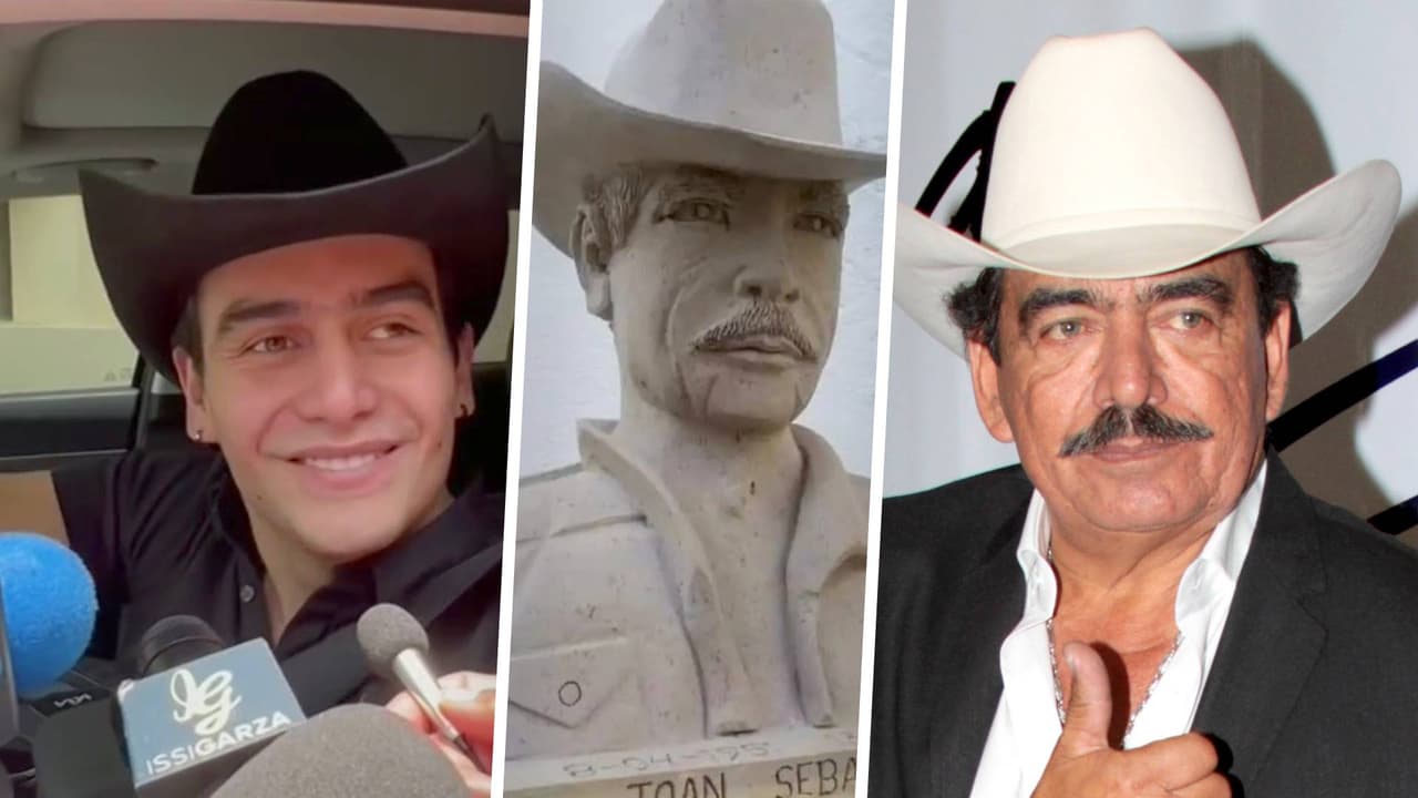 Julián Figueroa reacciona al busto en honor a Joan Sebastian que no se parece al cantante
