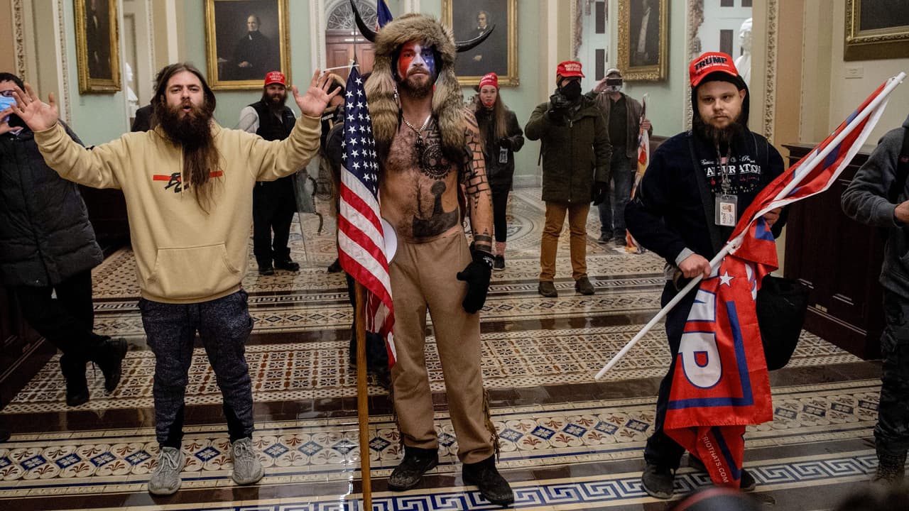 Los seguidores de Trump tomaron el Capitolio por alrededor de cuatro horas.
