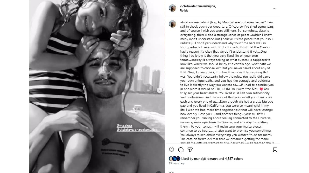 Violeta Valenzuela y su hermano Mauro Menéndez.