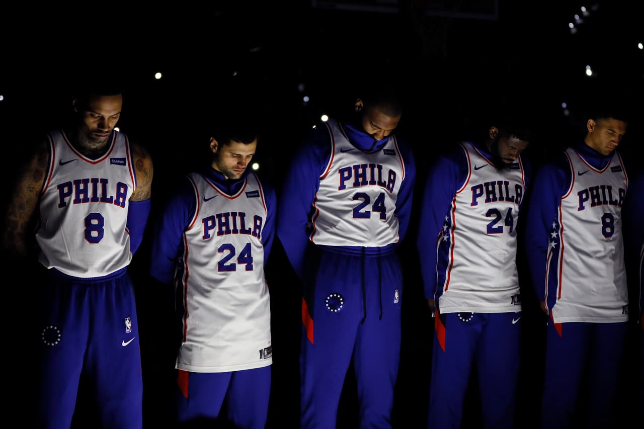 Los equipos de la NBA rindieron tributo a ‘Black Mamba’ previo a los juegos del 28 de enero.