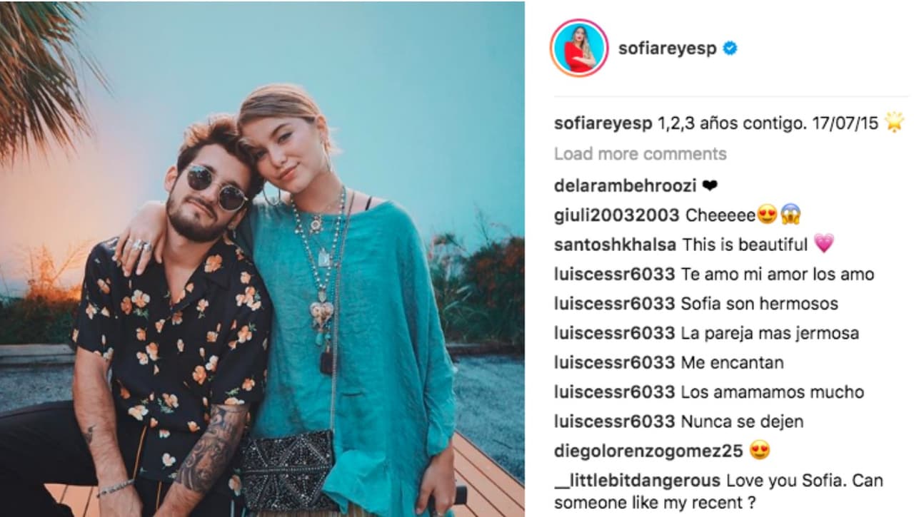 Y en algún punto del mundo se encontró con su novio, el cantante Ricky Montaner, con quien celebró tres años de relación.
<b>¿Cuántos? '1,2,3', como su exitosa canción</b>.