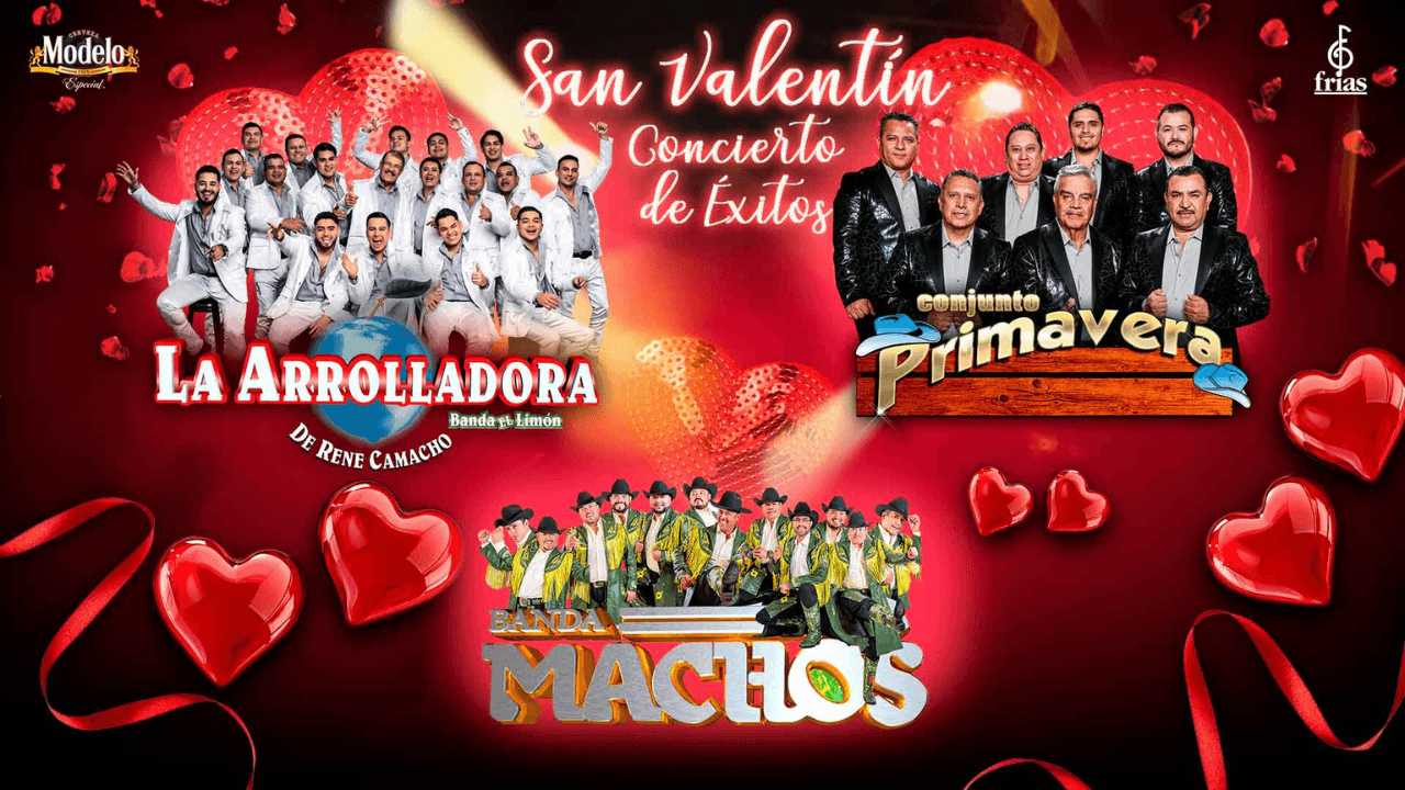 Gana boletos para el concierto de San Valentín