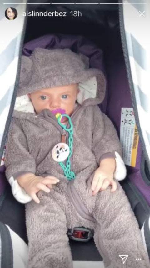 La pequeña cumplirá dos meses de edad el 25 de abril y su nombre es de origen hawaiano.