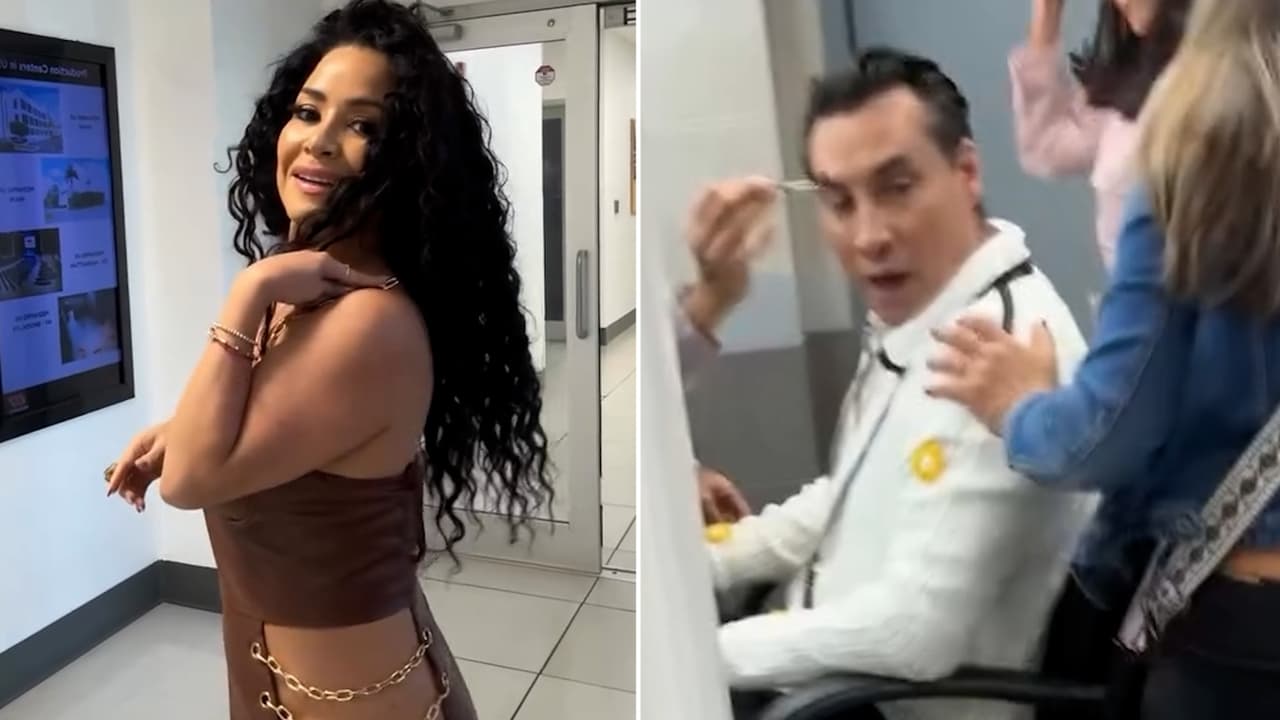 ¿Prohíben a Carolina Sandoval salir con atrevido vestido en la TV? Esto pasó detrás de cámaras