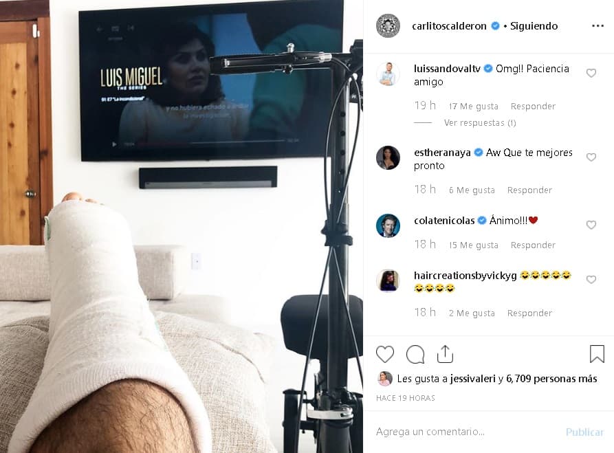 Mediante la publicación también recibió más de 600 comentarios de apoyo, ánimo y muestras de cariño de la audiencia hispana que lo sigue cada mañana en Despierta América.