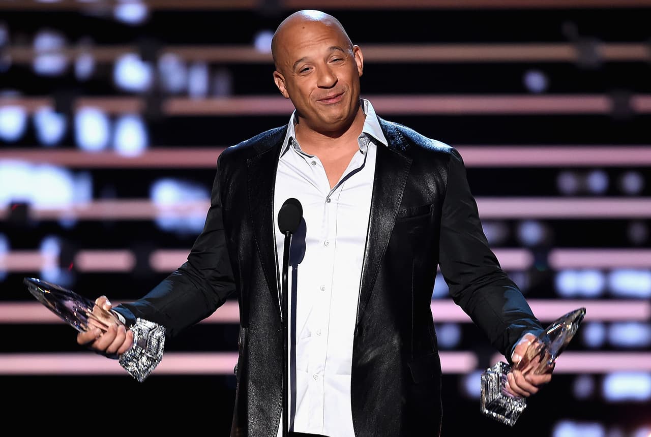 Vin Diesel aceptó el premio por 'Furious 7'.