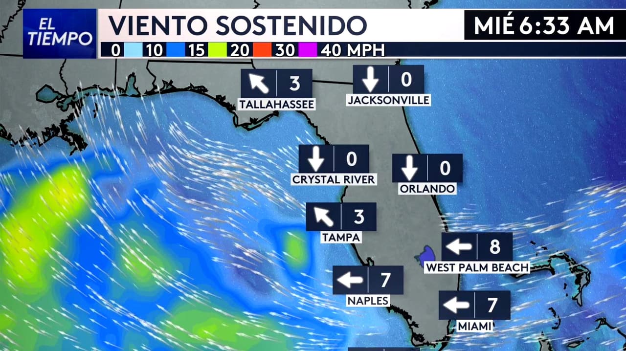 Pronóstico del tiempo hoy en Miami: Mal tiempo en el mar y cielos mayormente despejados; el termómetro alcanzará 81°F