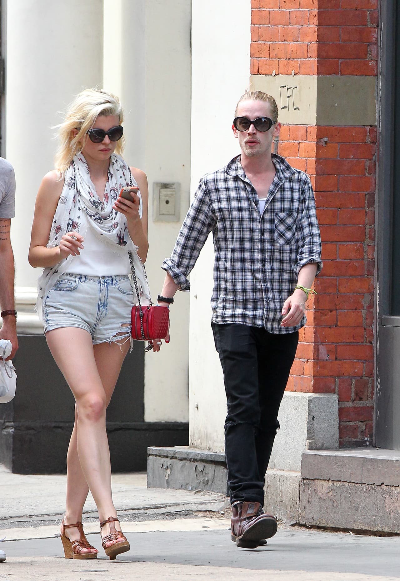 Después de mucho tiempo de ausencia, el actor reaparece en las calles de Nueva York.