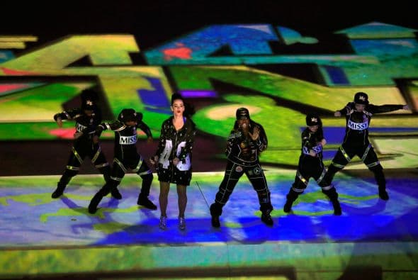 El escenario fue otra de las cosas más espectaculares.