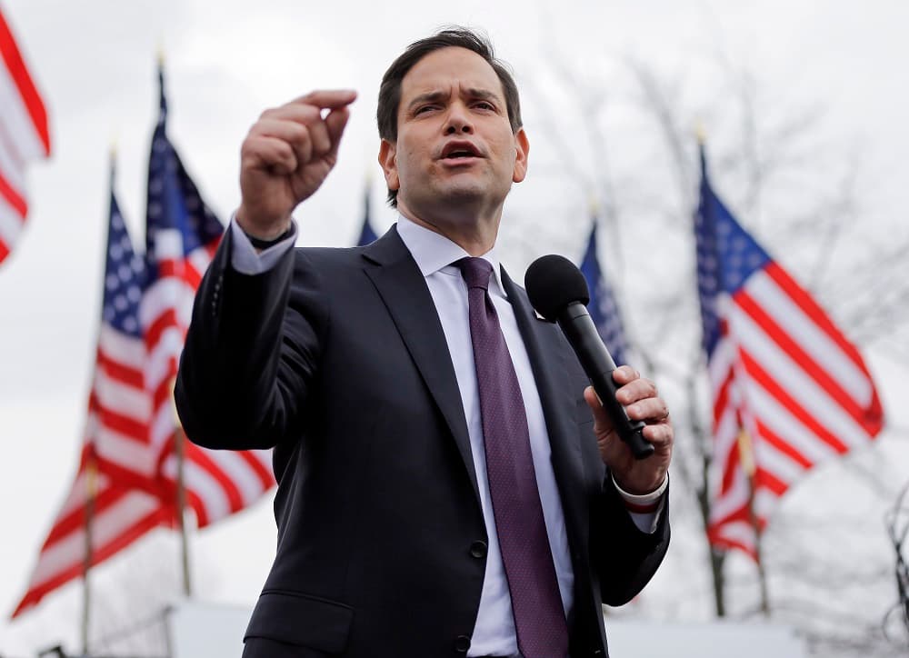 Rubio y Cruz buscan el voto como "alternativa a Trump" 