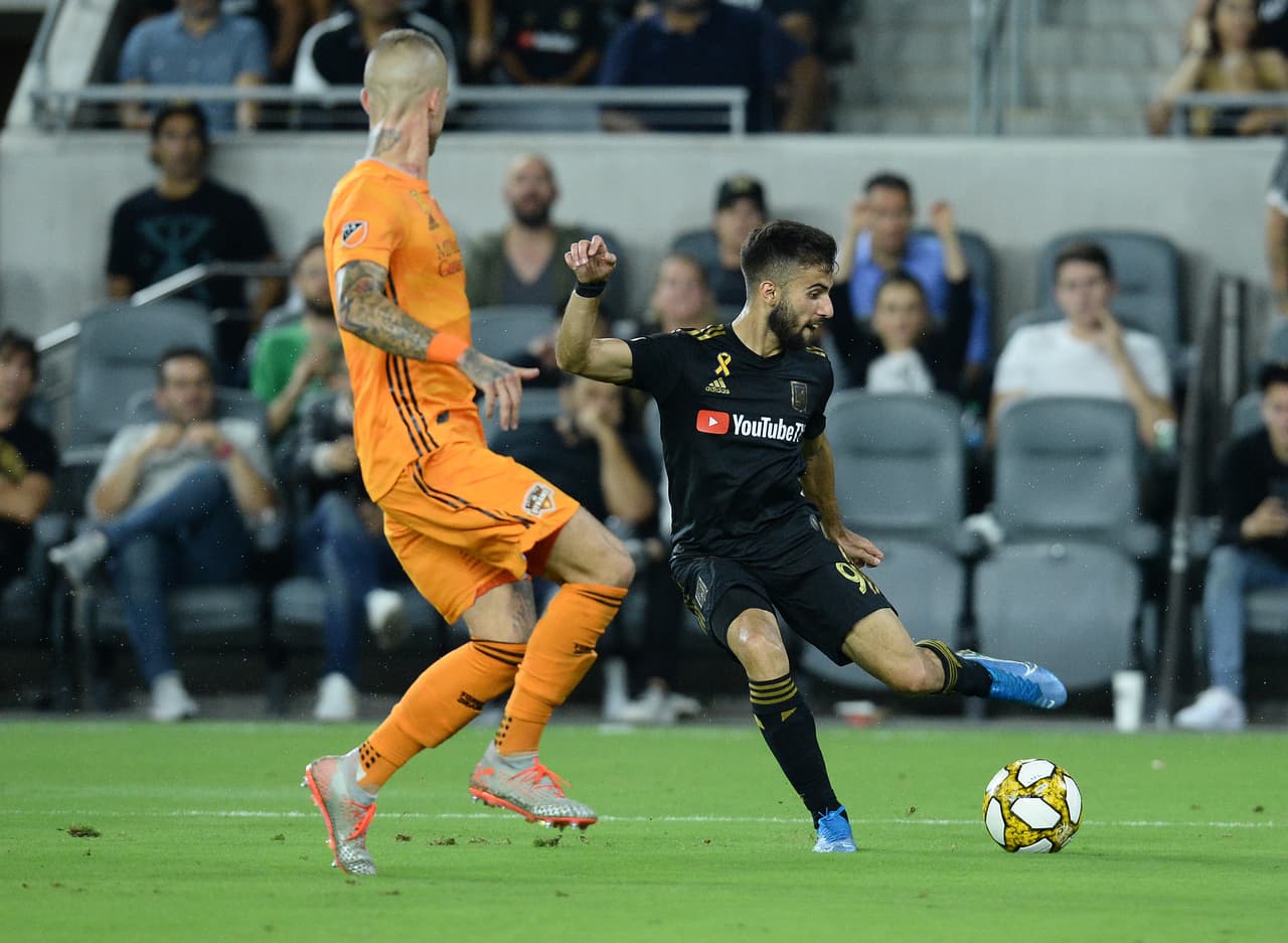 LAFC frente a Houston Dynamo, en un partido de 2019.