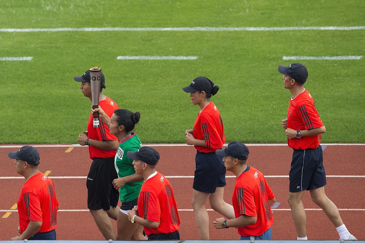 El recorrido y el homenaje fueron al mediodía de este viernes al igual que hace 50 años.