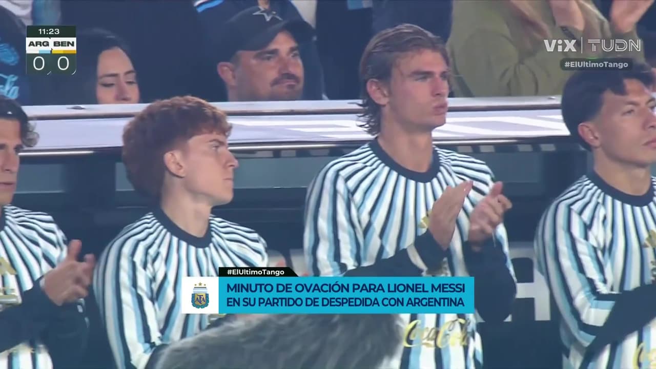 Homenaje a Messi conmovedor: los aplausos al '10' en su partido de despedida