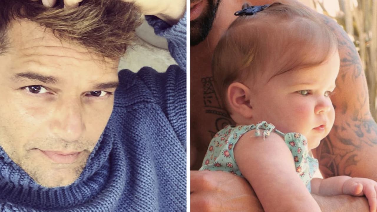 Ricky Martin presumió lo mucho que ha crecido su hija Lucía: es idéntica a él
