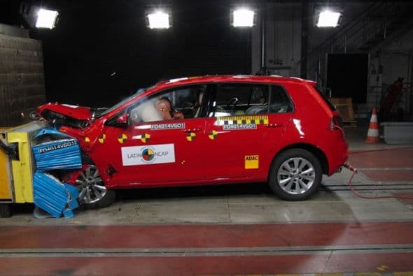 El Golf VII obtuvo 5 estrellas en seguridad