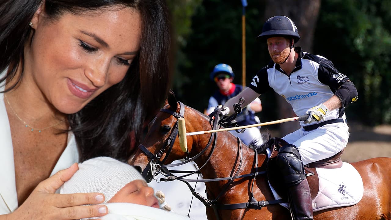 El príncipe Harry deja a Meghan y Archie en casa para irse a jugar polo por una buena razón