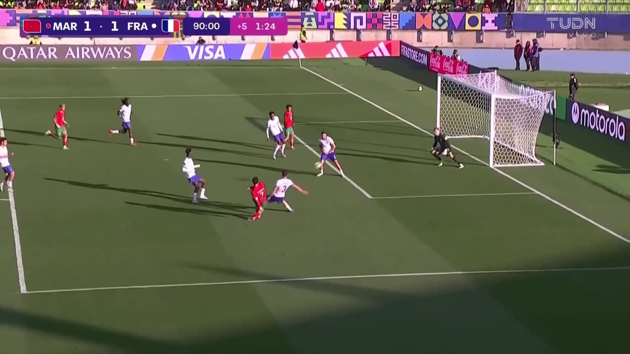 ¡Tremenda jugada de Maama y casi hace el segundo gol de Marruecos!