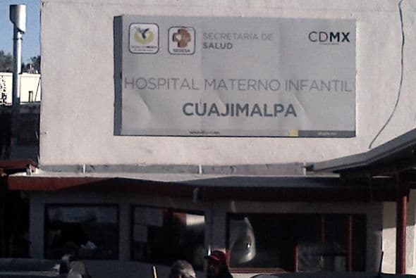 El Hospital Materno Infantil de Cuajimalpa, donde se produjo la explosión, se encuentra en el oeste de la capital mexicana. (Imagen tomada de Twitter).