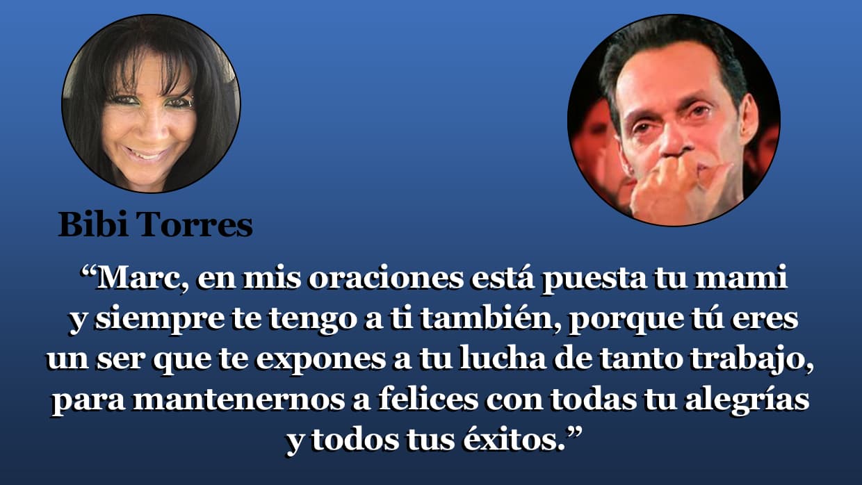 Oraciones para la mamá de Marc Anthony.