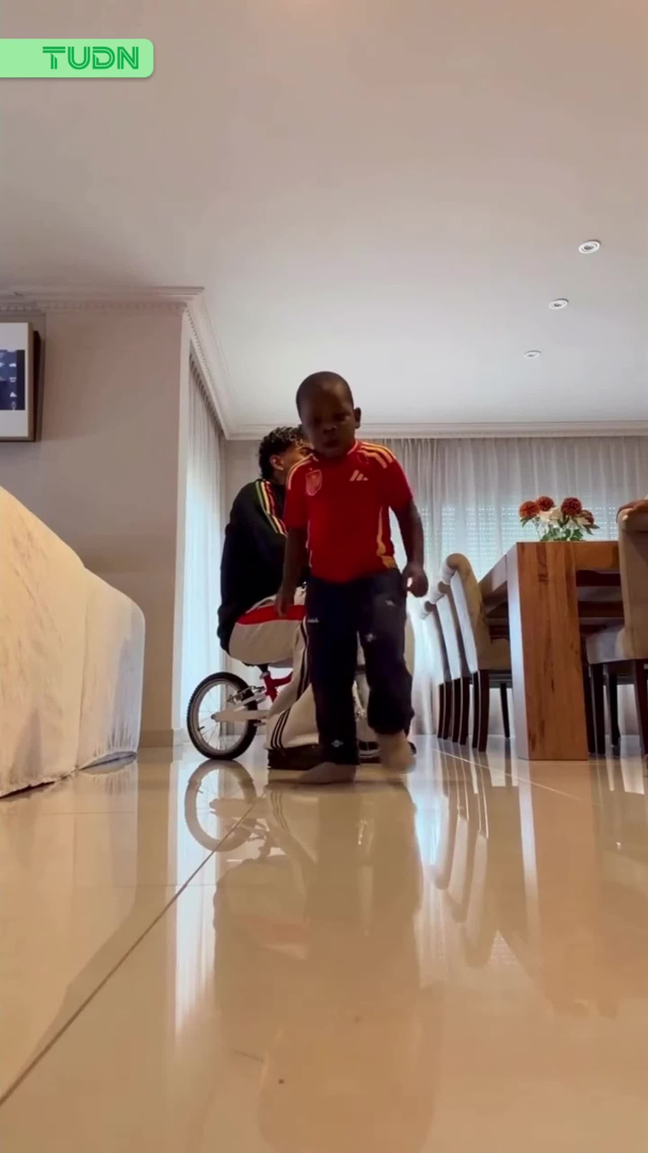 Los divertidos momentos en el Mundial de Keyne, hermano de Lamine Yamal