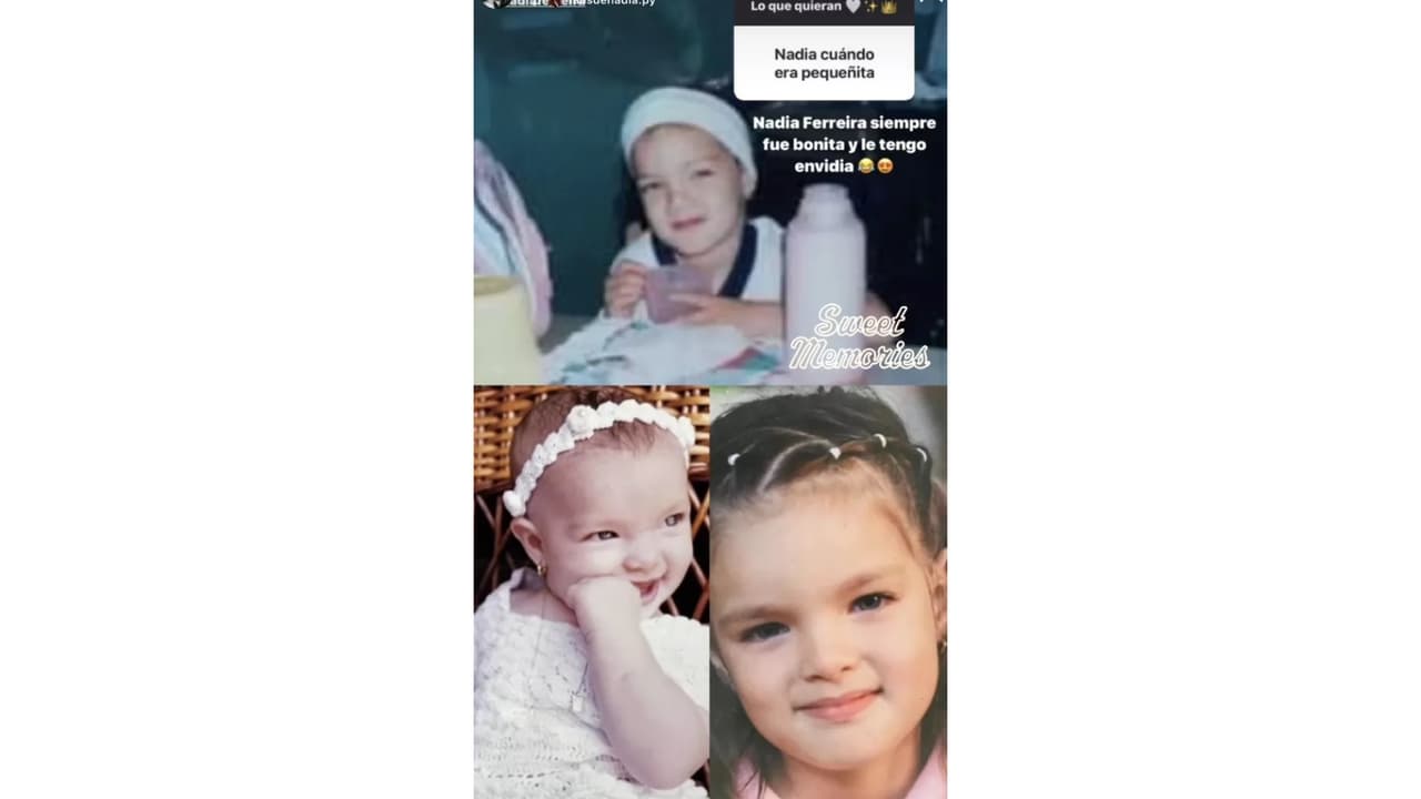 Así lucía Nadia Ferreira de bebé.
