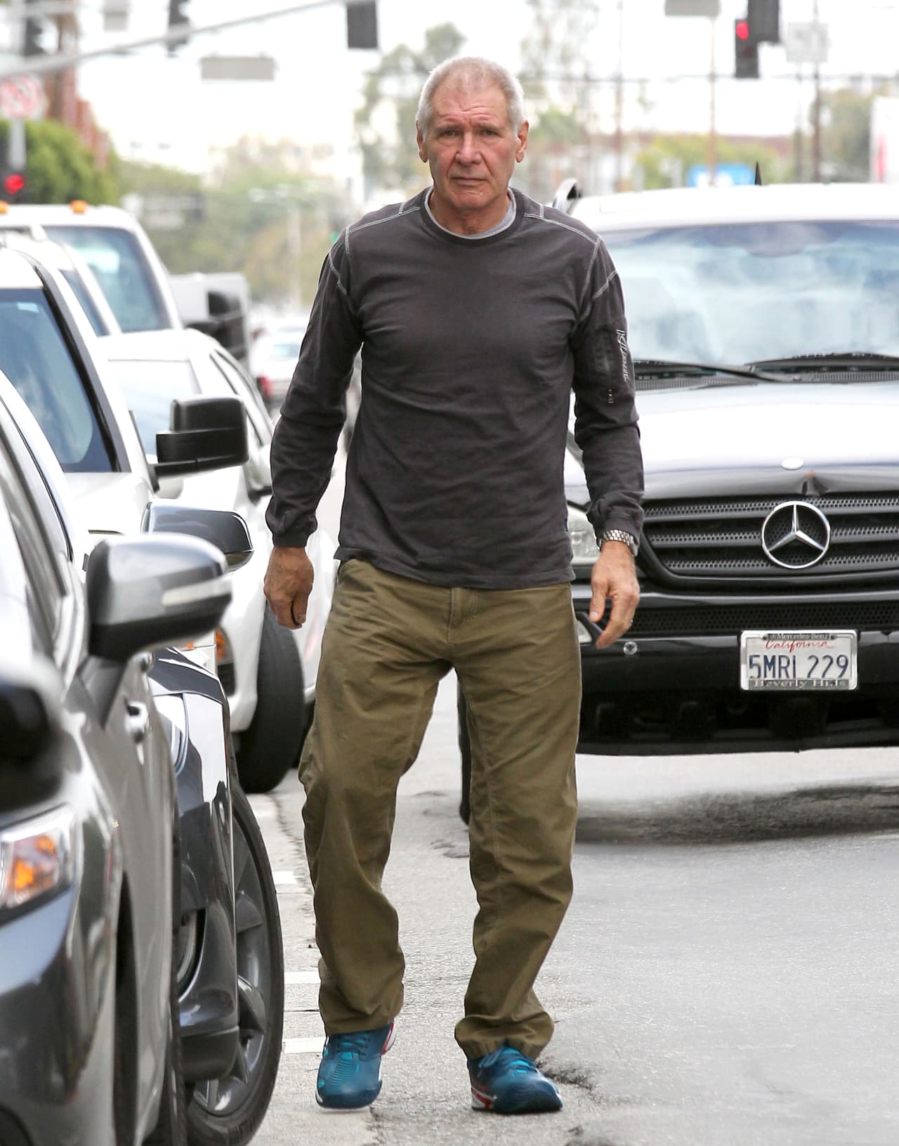 Se sabe que Ford se rompió la pelvis y el hombro en el choque.