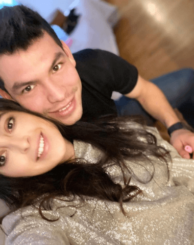 El 'Chucky' recibió el Año Nuevo al lado de su esposa.