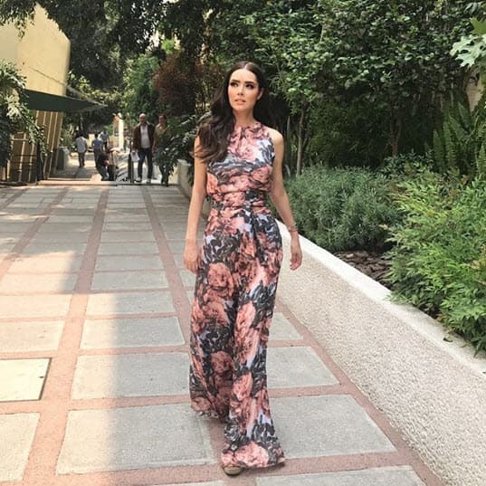 Desde ese momento la actriz comenzó a mostrar el avance de su embarazo a través de Instagram. En esta fotografía ya tenía 12 semanas, pero todavía no se le veía el vientre abultado.