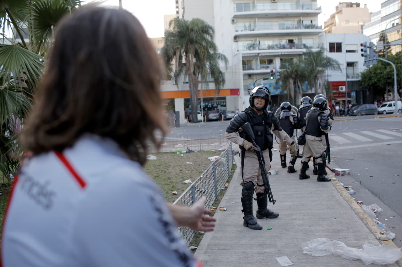 Una situación similar a una guerra fue la vivida en la tarde de este sábado en Buenos Aires.