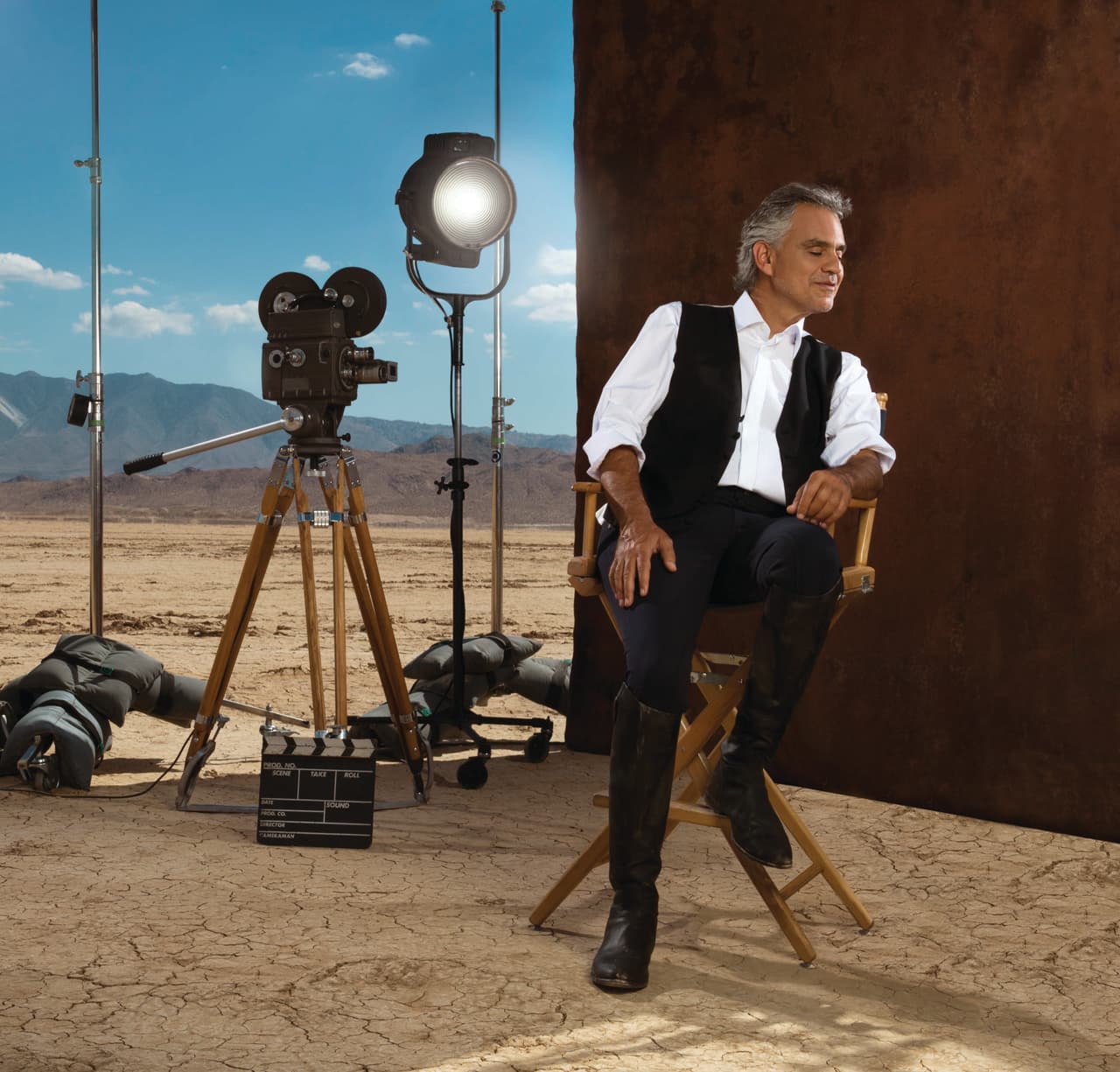 Andrea Bocelli en su disco 'Cinema'.