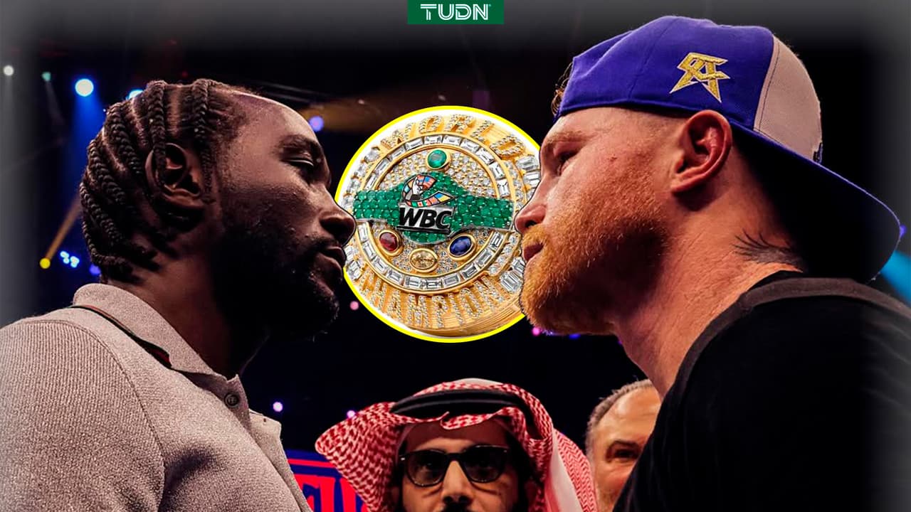  Anillo de oro y piedras preciosas para el ganador de Canelo vs. Crawford