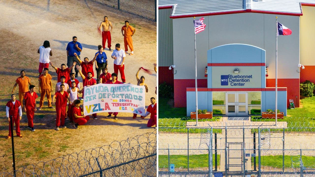 “SOS, queremos ser deportados”: tensión entre ICE y supuestos miembros del Tren de Aragua en una cárcel de Texas