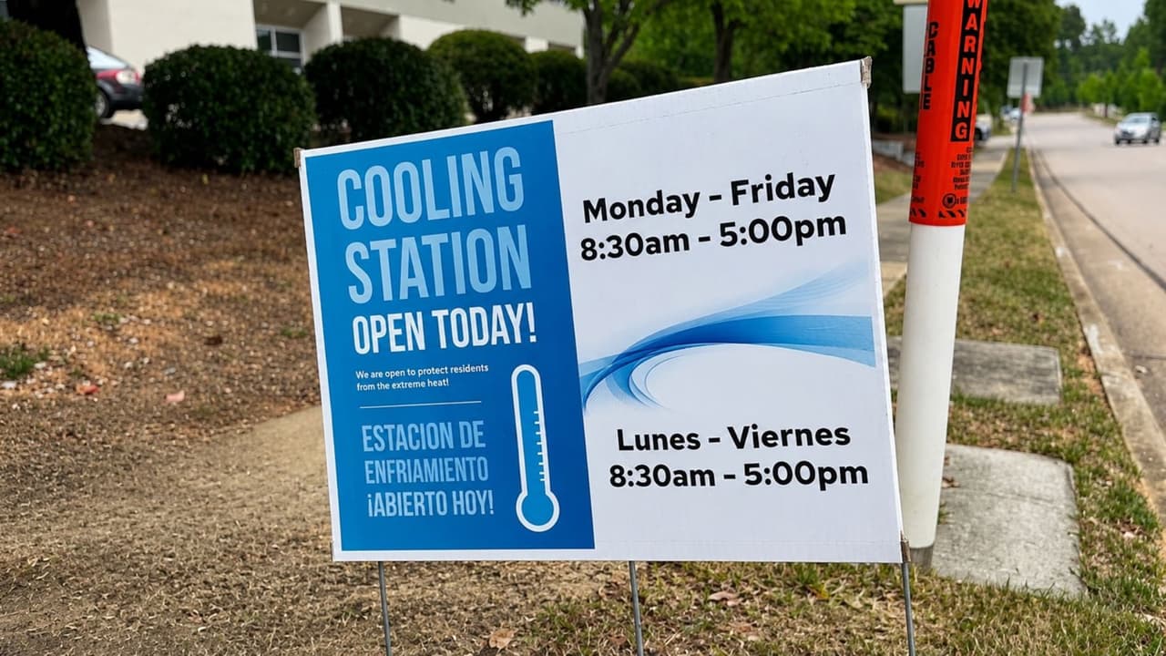 El condado de Wake abre centros de enfriamiento ante histórica ola de calor