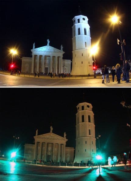 La majestuosa catedral Vilnius en Lituania.