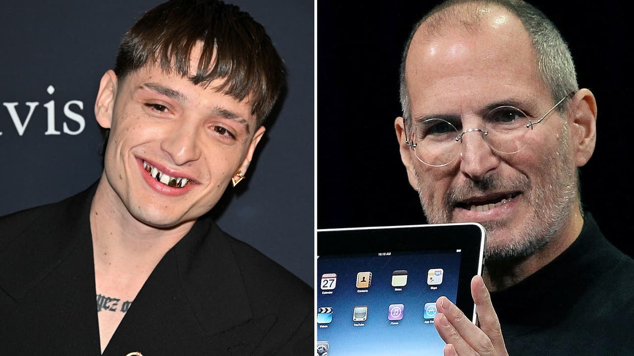 Peso Pluma le hace petición al fallecido Steve Jobs y lo tunden en redes