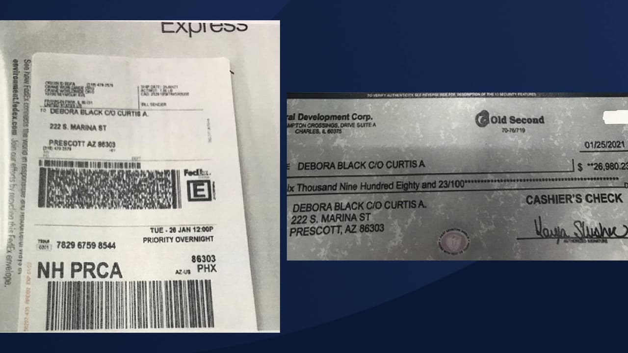 Intentan estafar a la jefa de policía de Prescott con un cheque falso de más de $25,000